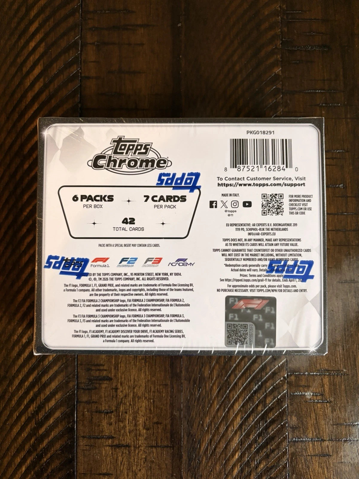 Topps 2026 Topps Chrome Formula 1 Mega Box 42 Cards Factory Sealed IN HAND