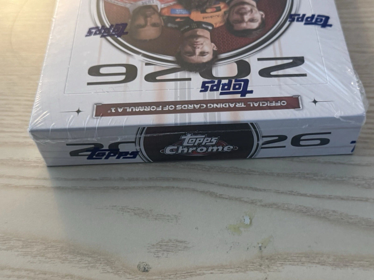 2026 TOPPS CHROME Formula 1 Hobby Box (1 Auto) F1 Racing Brand New