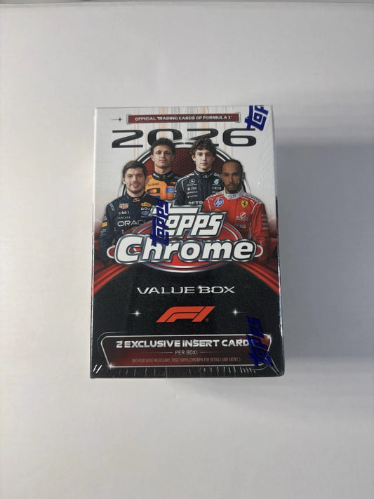 2026 TOPPS CHROME Formula 1 Value Blaster Box F1 Racing Brand New Sealed